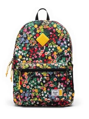 Herschel Supply x Lego Black Floral Backpack